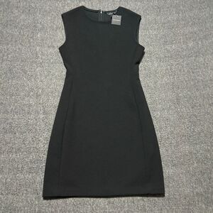 Club Monaco Mini Dress Size 00‎ Womens Sculptural Black Gothic Feminine Career